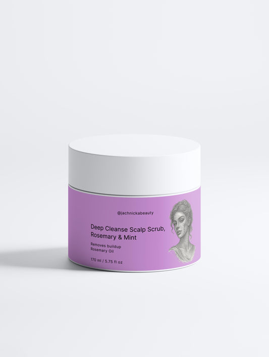 Deep Cleanse Scalp Scrub, Rosemary & Mint hair