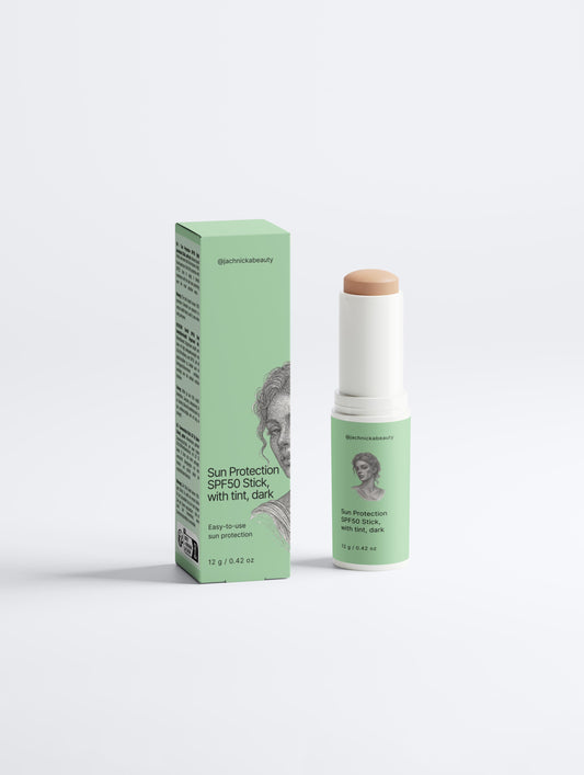 Sun Protection SPF50 cream Stick, with tint, dark